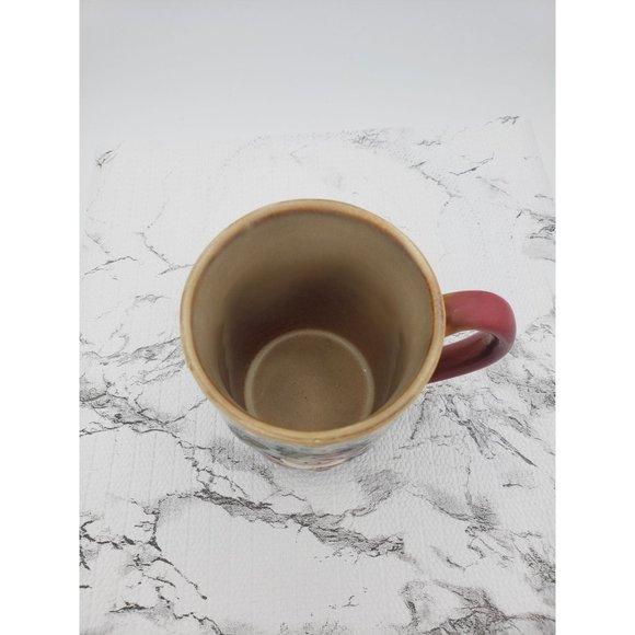 Rustic Lodge Christmas Santa Clause Stoneware Coffee Mug - Picture 5 of 5